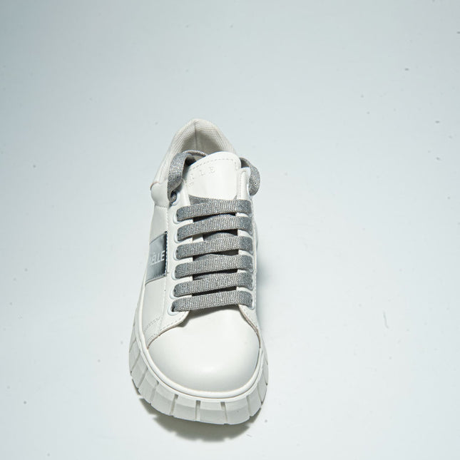 GAELLE SSNK SNEAKERS BIANCA-ARGENTO