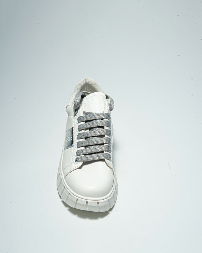 GAELLE SSNK SNEAKERS BIANCA-ARGENTO