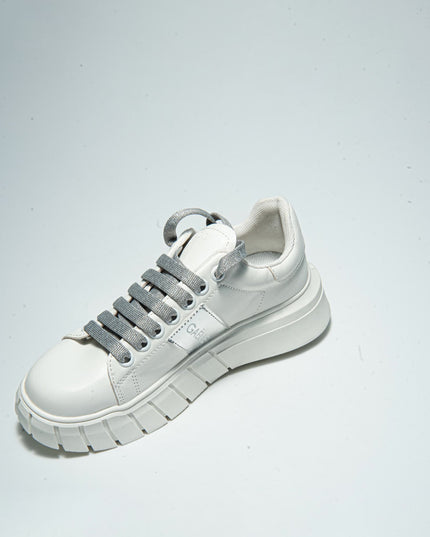 GAELLE SSNK SNEAKERS BIANCA-ARGENTO