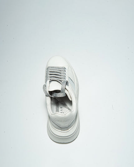 GAELLE SSNK SNEAKERS BIANCA-ARGENTO