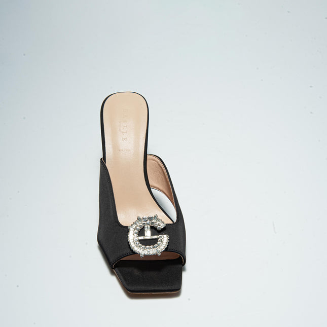 GAELLE C.C 4FSN SANDALO CON TACCO NERO