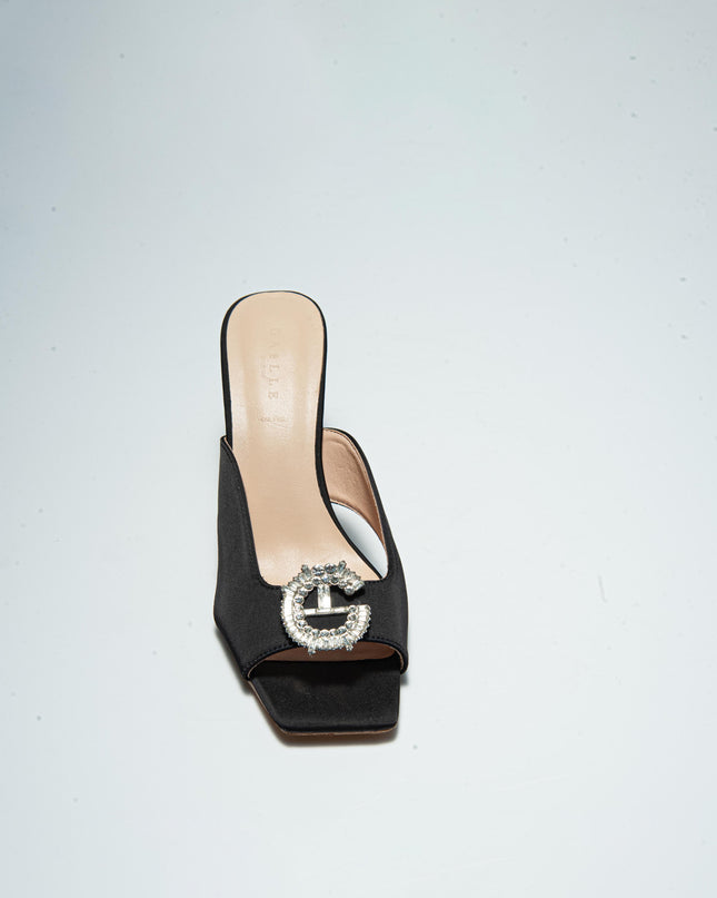GAELLE C.C 4FSN SANDALO CON TACCO NERO