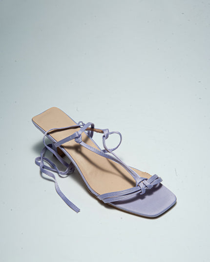 GAELLE C.C 2FSN SANDALO CON TACCO BASSO VIOLA