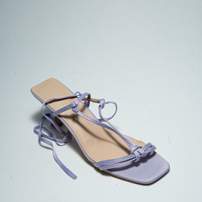 GAELLE C.C 2FSN SANDALO CON TACCO BASSO VIOLA