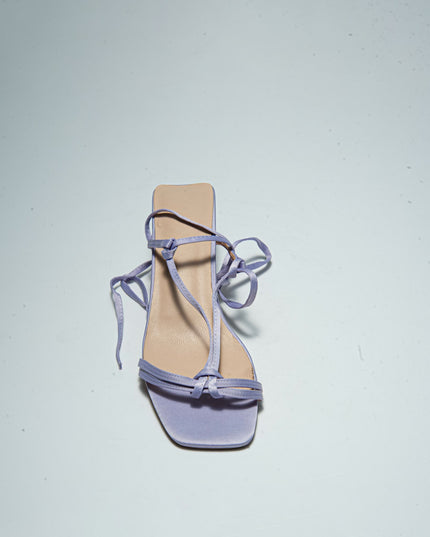 GAELLE C.C 2FSN SANDALO CON TACCO BASSO VIOLA