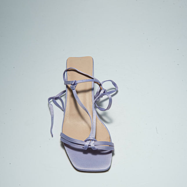 GAELLE C.C 2FSN SANDALO CON TACCO BASSO VIOLA