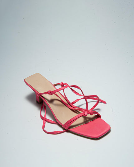 GAELLE C.C 2FSN SANDALO CON TACCO BASSO FUCSIA