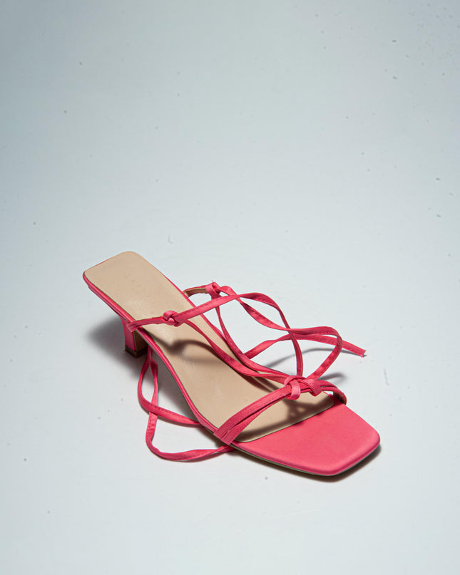 GAELLE C.C 2FSN SANDALO CON TACCO BASSO FUCSIA