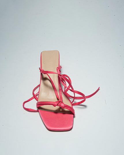 GAELLE C.C 2FSN SANDALO CON TACCO BASSO FUCSIA