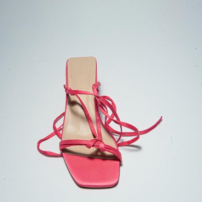 GAELLE C.C 2FSN SANDALO CON TACCO BASSO FUCSIA