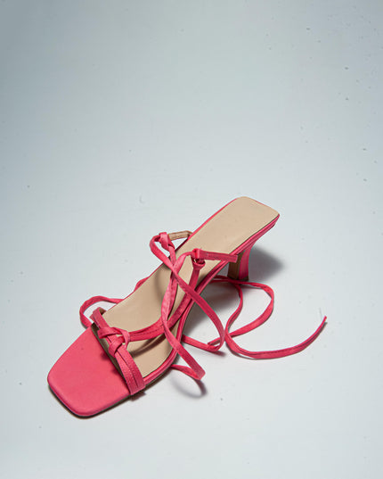 GAELLE C.C 2FSN SANDALO CON TACCO BASSO FUCSIA