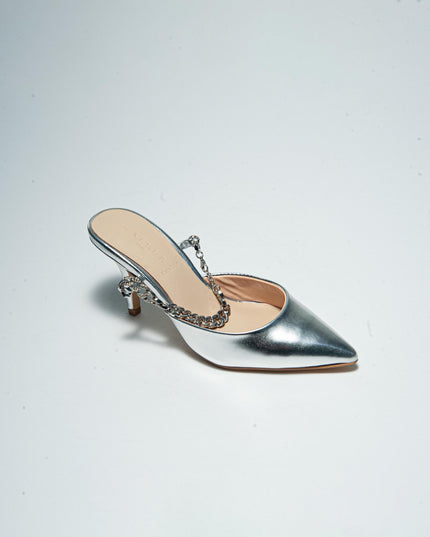 GAELLE C.C 2739 DECOLLETE GRIGIO CON LACCIO