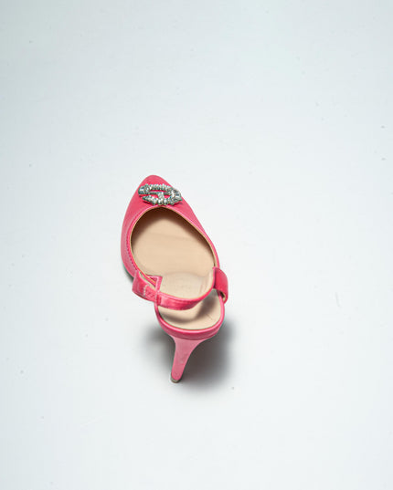 GAELLE C.C FDEC SANDALO CON TACCO FUCSIA