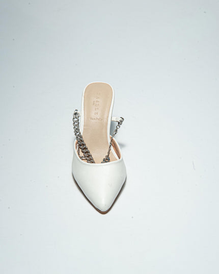 GAELLE C.C 2740 DECOLLETE BIANCO BASSO