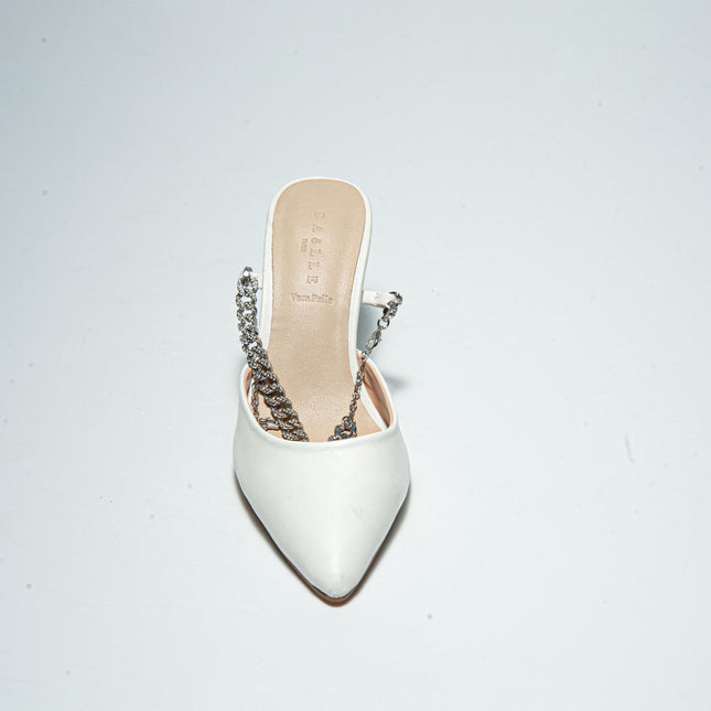 GAELLE C.C 2740 DECOLLETE BIANCO BASSO