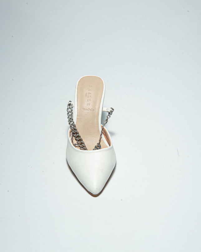 GAELLE C.C 2740 DECOLLETE BIANCO BASSO