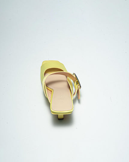 GAELLE C.C 2733 SANDALO CON TACCO GIALLO