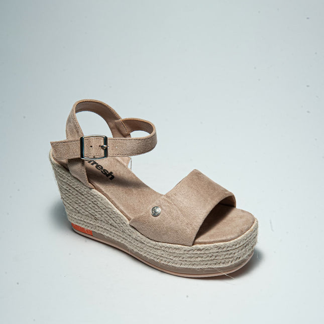 REFRESH 1536 SANDALO CON ZEPPA BEIGE