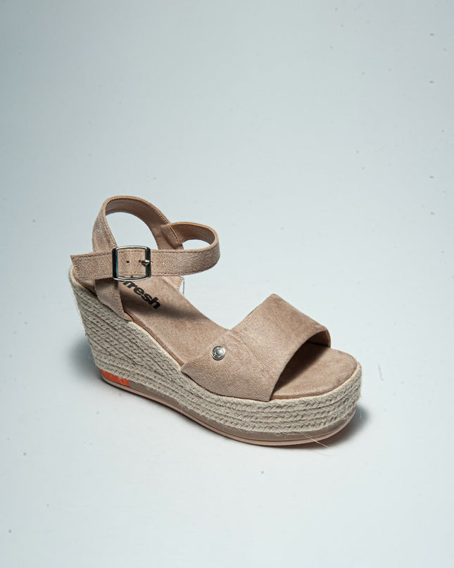 REFRESH 1536 SANDALO CON ZEPPA BEIGE
