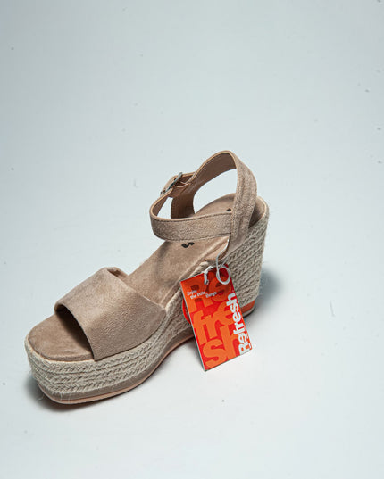 REFRESH 1536 SANDALO CON ZEPPA BEIGE