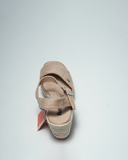 REFRESH 1536 SANDALO CON ZEPPA BEIGE