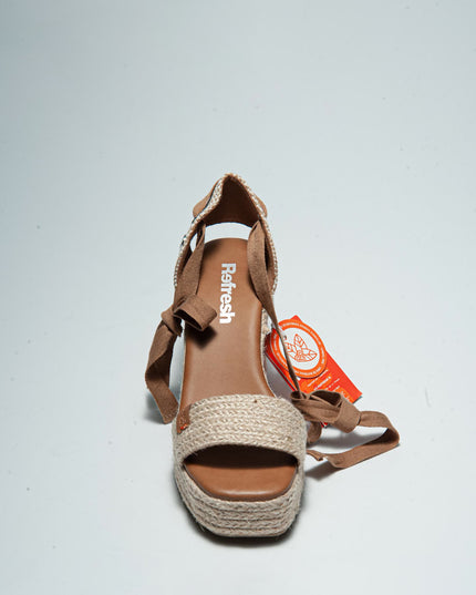 REFRESH C.C 1939 SANDALO CON TACCO ALTO BEIGE