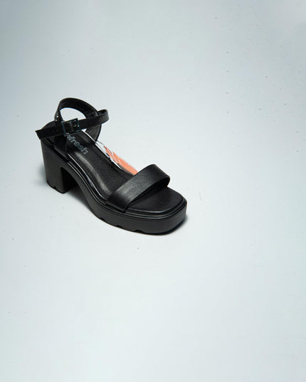 REFRESH C.C 1592 SANDALO CON TACCO NERO