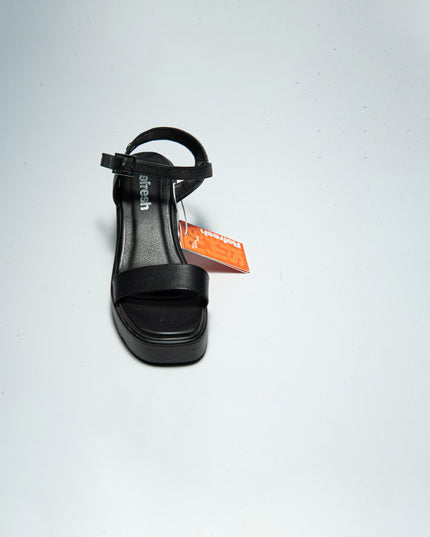 REFRESH C.C 1592 SANDALO CON TACCO NERO