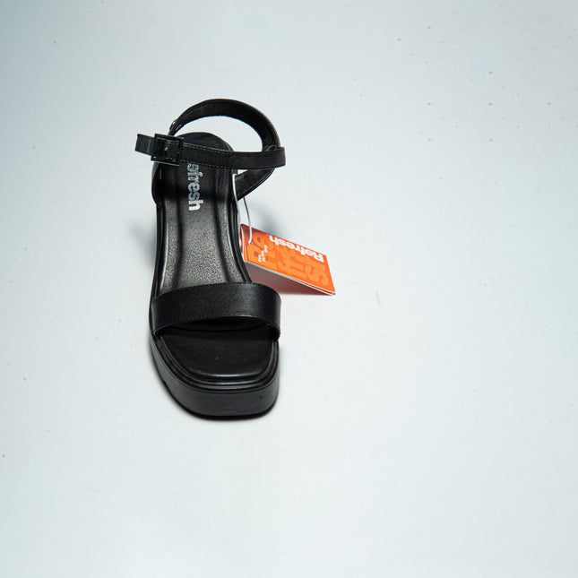 REFRESH C.C 1592 SANDALO CON TACCO NERO