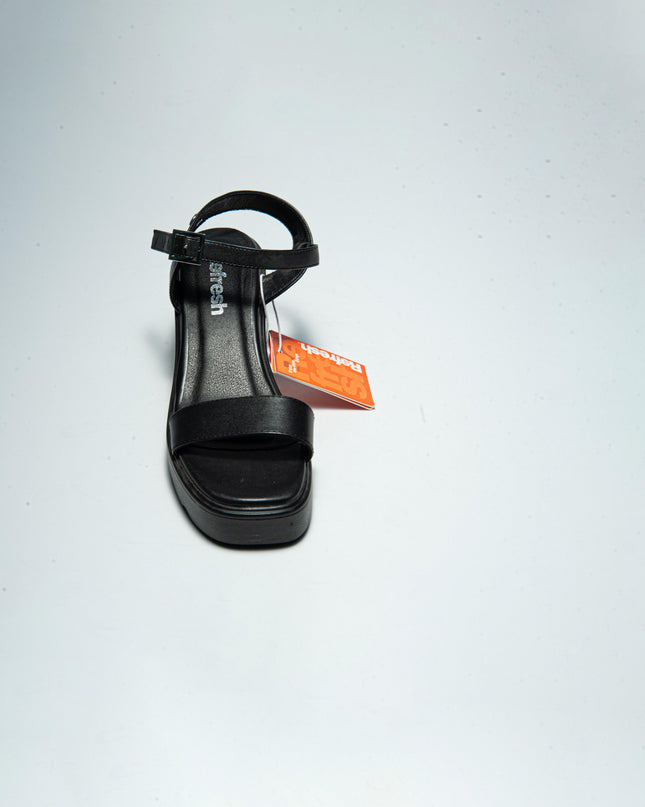 REFRESH C.C 1592 SANDALO CON TACCO NERO