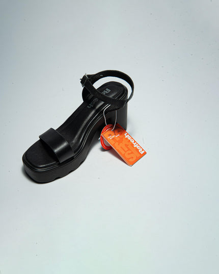 REFRESH C.C 1592 SANDALO CON TACCO NERO