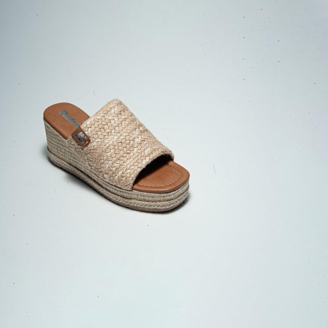 REFRESH 1753 SANDALO CON ZEPPA TAUPE