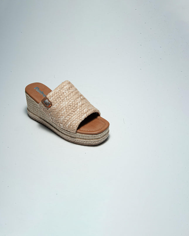 REFRESH 1753 SANDALO CON ZEPPA TAUPE