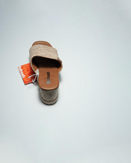 REFRESH 1753 SANDALO CON ZEPPA TAUPE