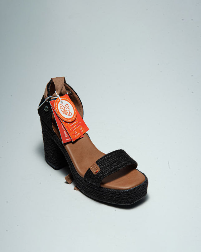 REFRESH 1929 SANDALO CON TACCO ALTO NERO