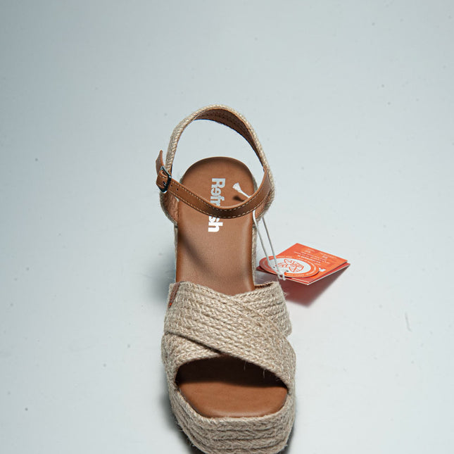 REFRESH 1544 SANDALO ALTO DONNA BEIGE