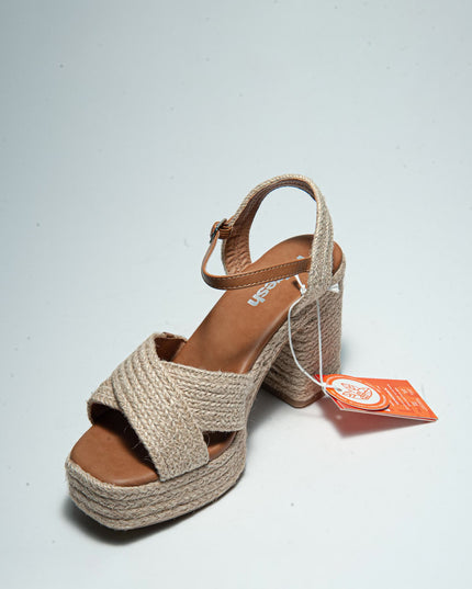REFRESH 1544 SANDALO ALTO DONNA BEIGE