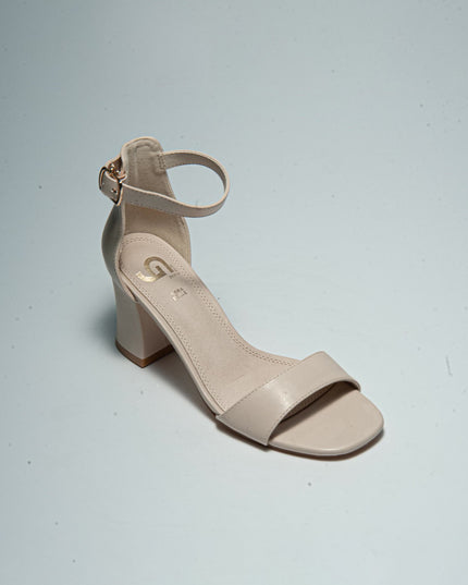 GOLD&GOLD GD55 SANDALO TACCO ALTO BEIGE