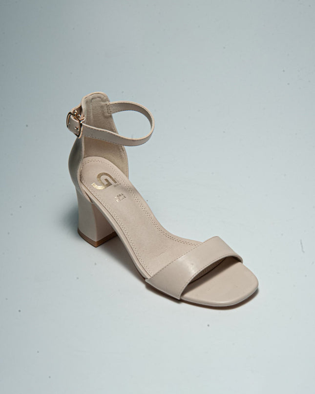 GOLD&GOLD GD55 SANDALO TACCO ALTO BEIGE