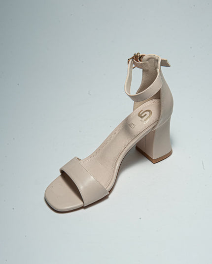 GOLD&GOLD GD55 SANDALO TACCO ALTO BEIGE
