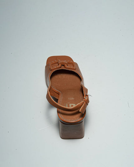 GOLD&GOLD P635 SANDALO TACCO CAMEL