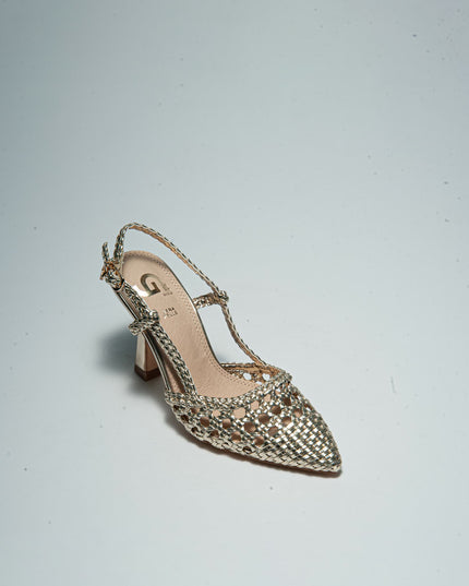 GOLD&GOLD Y387 SANDALO ALTO ROSA