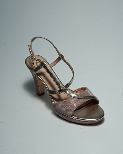 GOLD&GOLD GD32 SANDALO TACCO ALTO ROSA