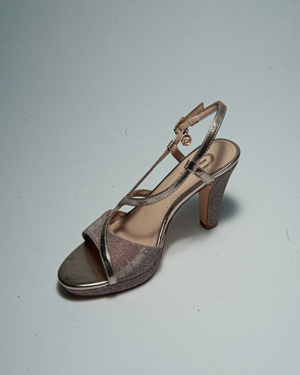 GOLD&GOLD GD32 SANDALO TACCO ALTO ROSA