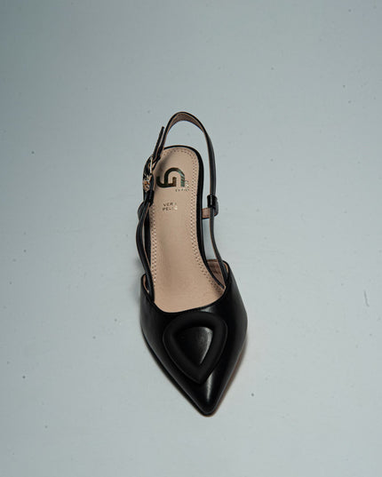 GOLD&GOLD P583 DECOLLETE BASSO NERO