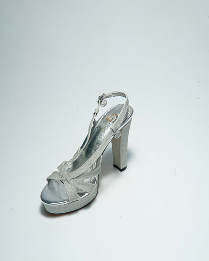 GOLD&GOLD P617 SANDALO CON TACCO ALTO GRIGIO