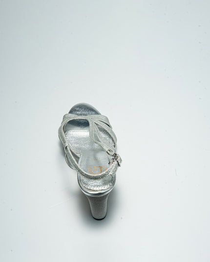 GOLD&GOLD P617 SANDALO CON TACCO ALTO GRIGIO