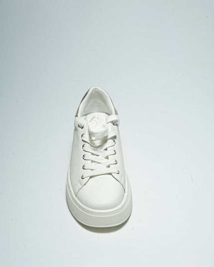 GOLD&GOLD B821 SNEAKERS BIANCO-ORO