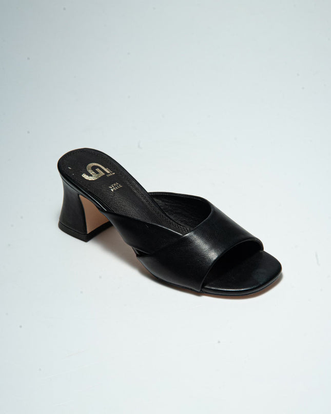 GOLD&GOLD GD40 SANDALO CON TACCO NERO