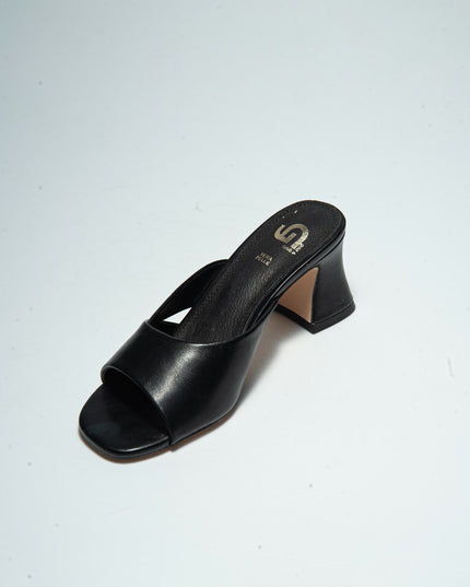GOLD&GOLD GD40 SANDALO CON TACCO NERO